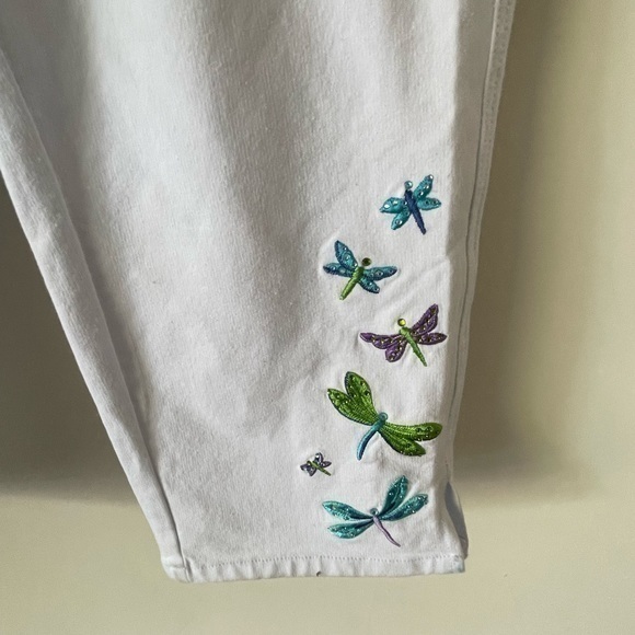 Dream Jeannes by Quacker Factory Women Jeans Size L - Picture 4 of 5